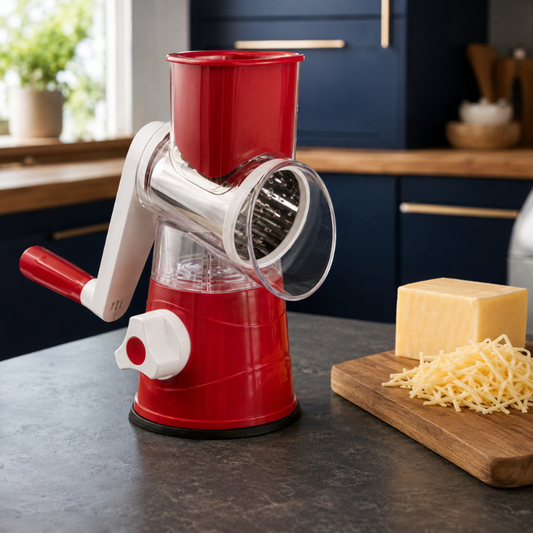 Gourmify™ TwistGrate Rotary Cheese Grater
