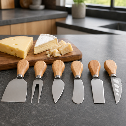 Gourmify™ SliceCraft Cheese Knife Set