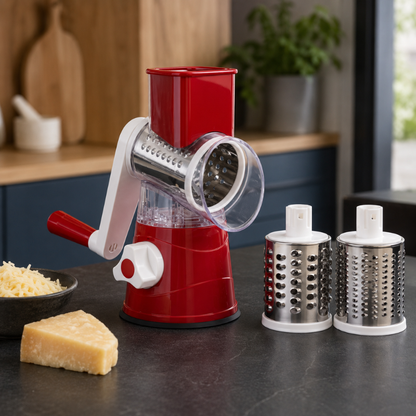 Gourmify™ TwistGrate Rotary Cheese Grater