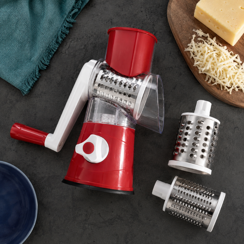 Gourmify™ TwistGrate Rotary Cheese Grater