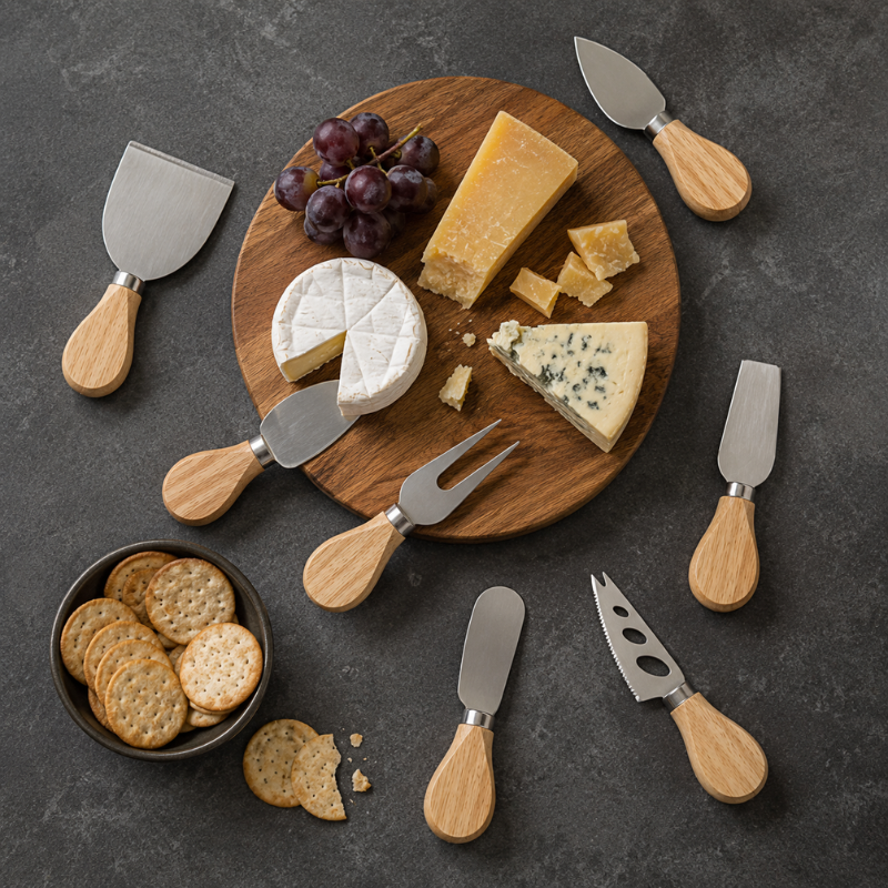 Gourmify™ SliceCraft Cheese Knife Set